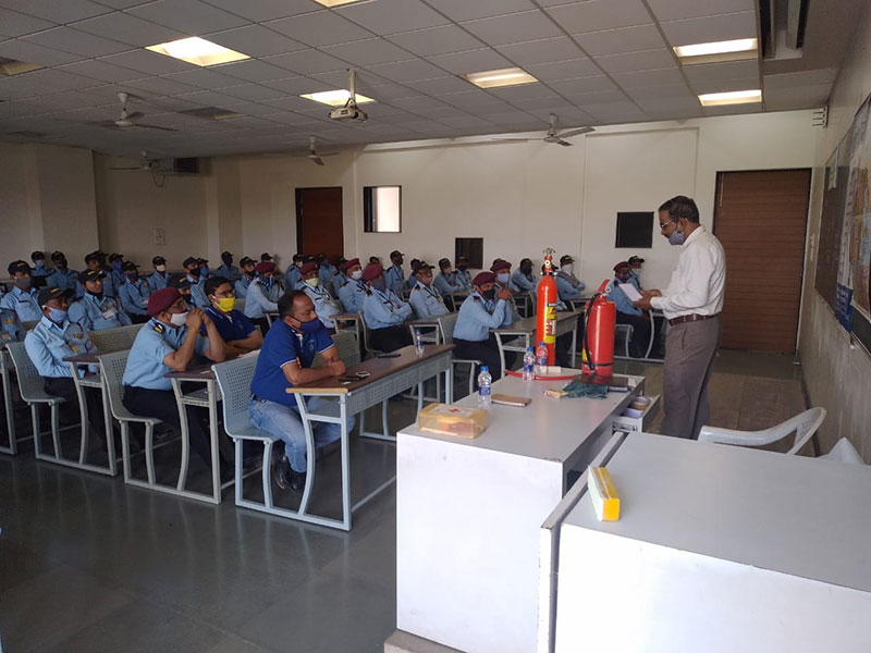 TMIS -tanmansecurity -Security Guards sitting in Classroom Training